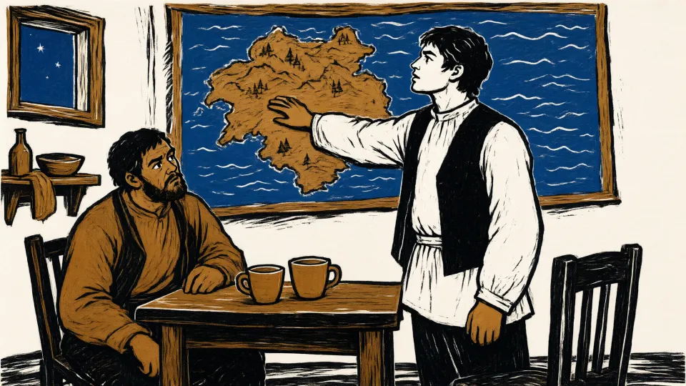 Illustration for chapter 1: Разговор о далёком острове