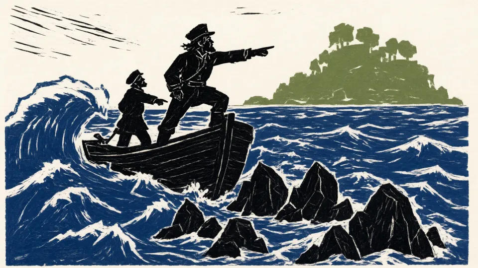 Illustration for chapter 3: Волны у берега