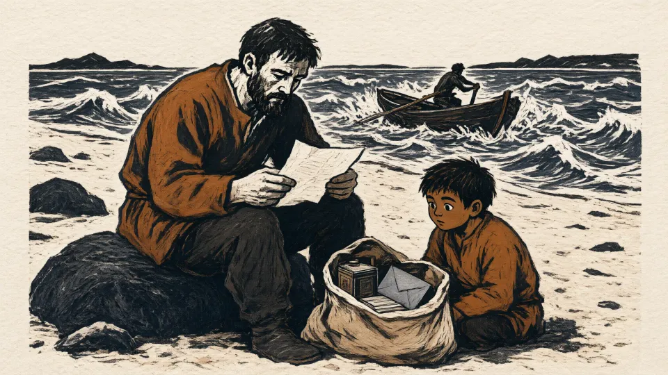 Illustration for chapter 6: Мешок с письмом