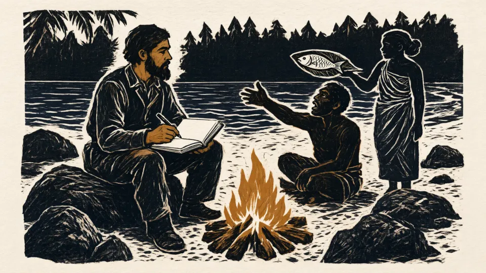 Illustration for chapter 7: Слово на песке