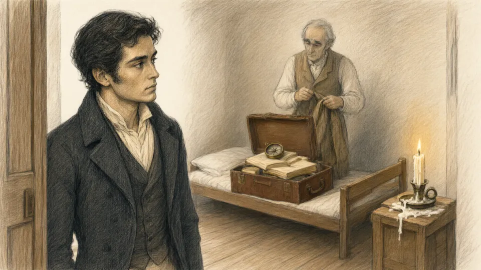 Illustration for chapter 1: The Tutor's Farewell