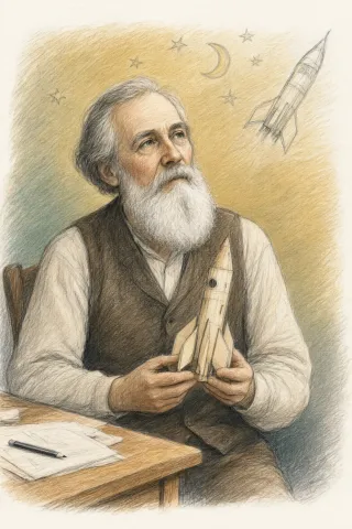 Cover illustration for “Путь к звёздам”